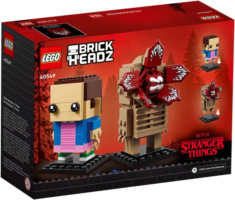LEGO Stranger Things Demogorgon & Eleven Brick Heads Set