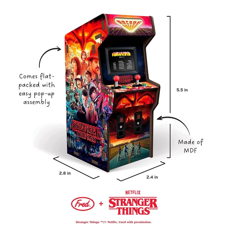 Stranger Things Multicolor Arcade Desk Caddy