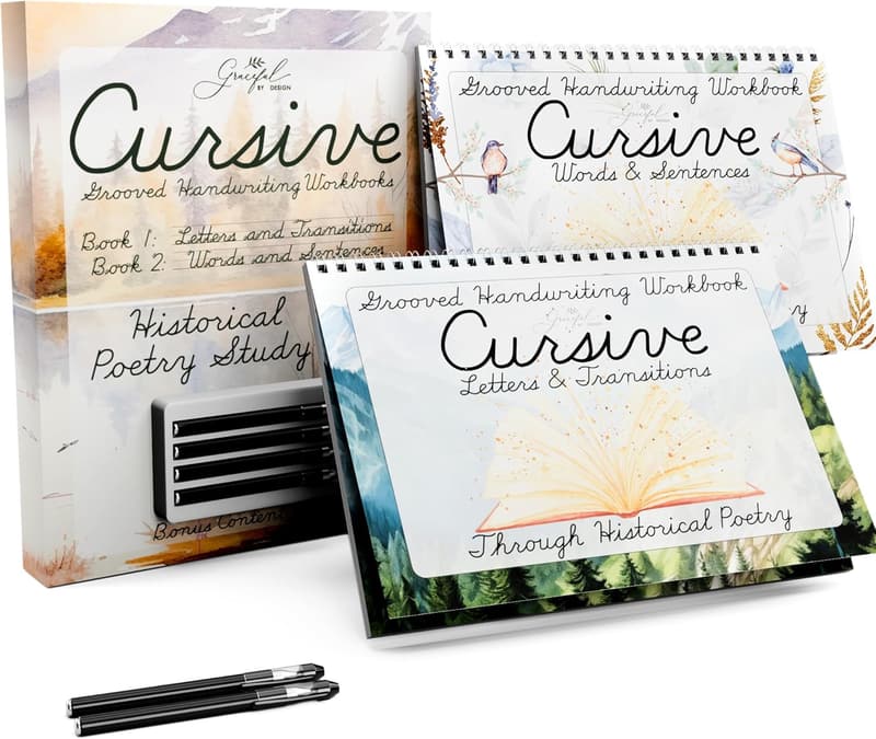 Cursive Handwriting Workbook for Kids Ages 8-12