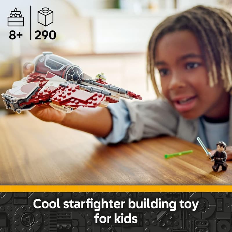 LEGO Star Wars Ahsoka's Jedi Interceptor Building Toy for Kids