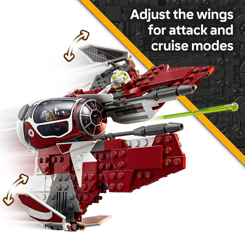 LEGO Star Wars Ahsoka's Jedi Interceptor Building Toy for Kids