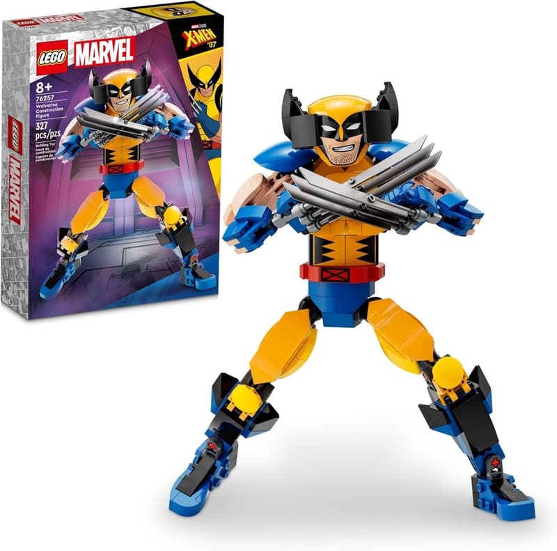 LEGO Marvel Wolverine Buildable Figure for Kids Ages 8-12