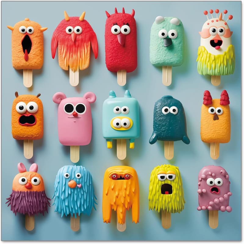 Colorful Popsicle Jigsaw Puzzle - 500 Pieces Family Gift