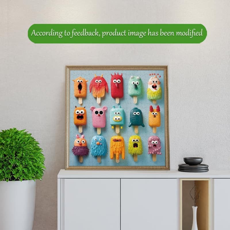 Colorful Popsicle Jigsaw Puzzle - 500 Pieces Family Gift