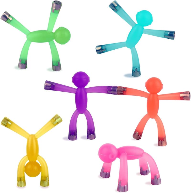 Magnetic People Figures - 6pcs Sensory Toys for Kids & Teens