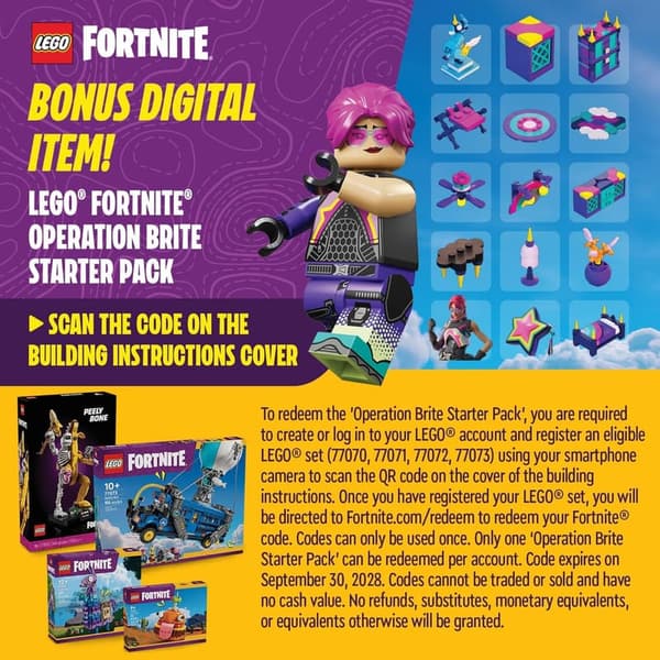 LEGO Fortnite Supply Llama Building Set - Collectible Toy for Ages 12+