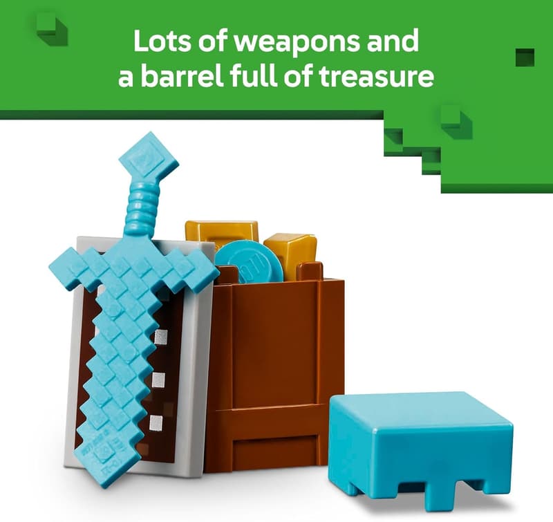 LEGO Minecraft Illager Desert Patrol Playset for Ages 7+