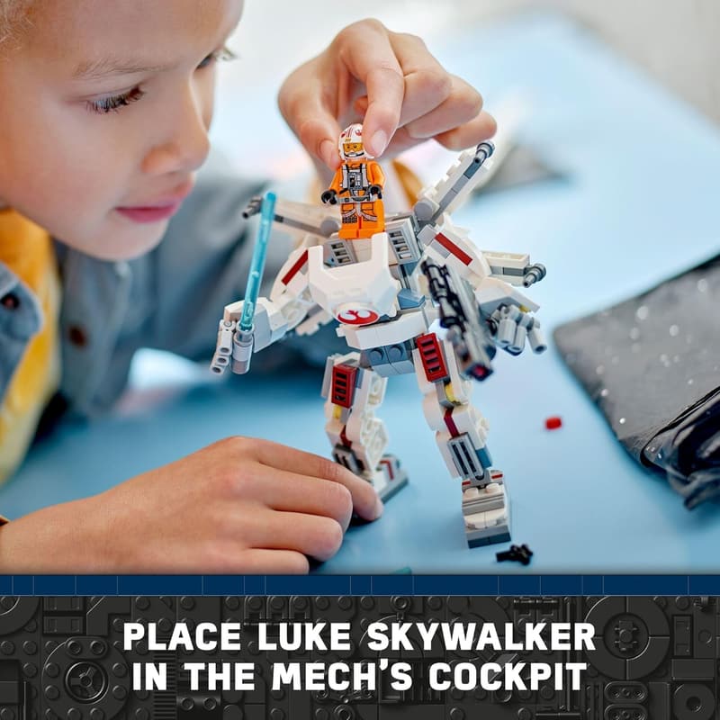 LEGO Star Wars Luke Skywalker X-Wing Mech Building Set for Kids