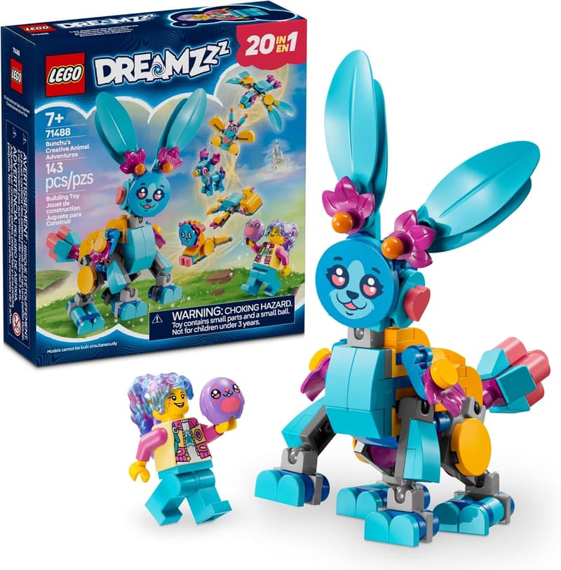 Bunchu's Creative Animal Adventures Building Set for Kids, 7+