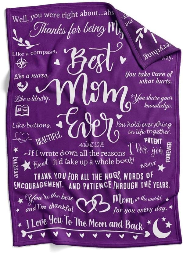 Mother's Day Throw Blanket - 