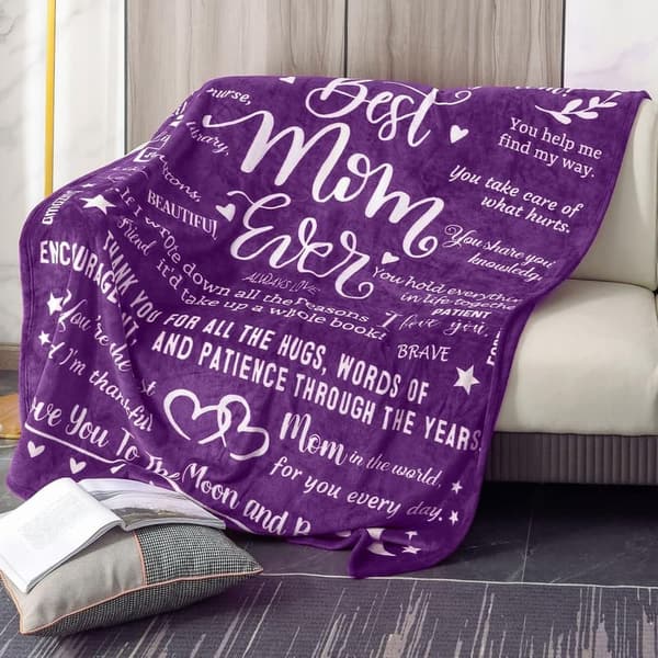 Mother's Day Throw Blanket - 