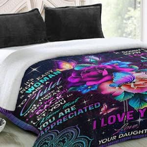 Mother's Day Gift - Ultra-Soft Flannel Fleece Blanket 60x50 Inch