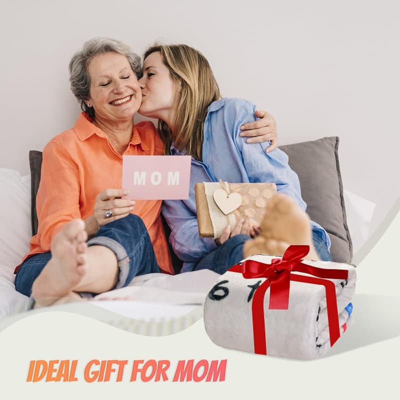 Mother's Day Blanket Gift for Mom – Warm Soft Throw 60