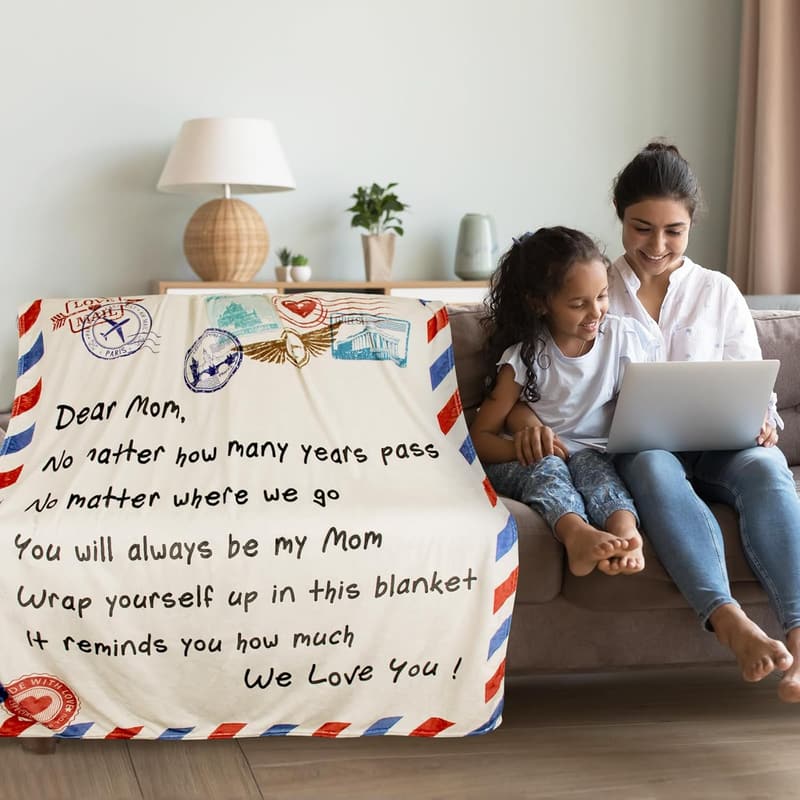 Mother's Day Blanket Gift - Soft Flannel Throw for Mom 50