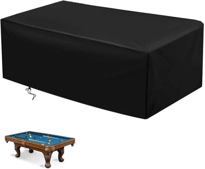 Waterproof 8ft Pool Table Cover - 102x53x32 inch