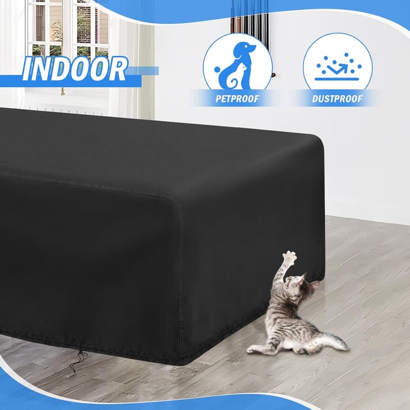 Waterproof 8ft Pool Table Cover - 102x53x32 inch