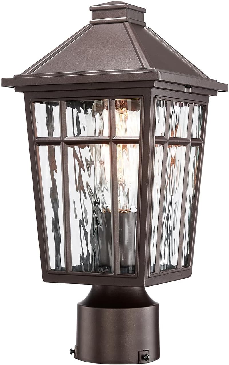 Waterproof Aluminum Outdoor Post Light Fixture for Garden Pathway