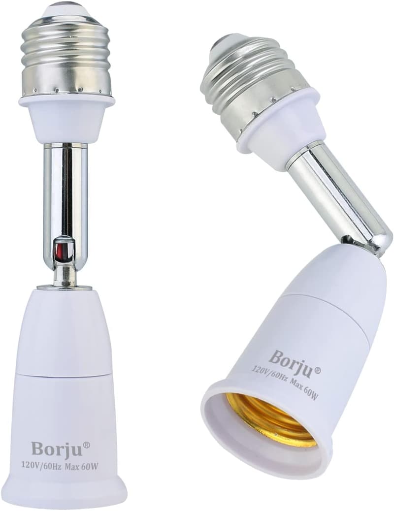 Light Socket Extender [2-Pack] - 4.5