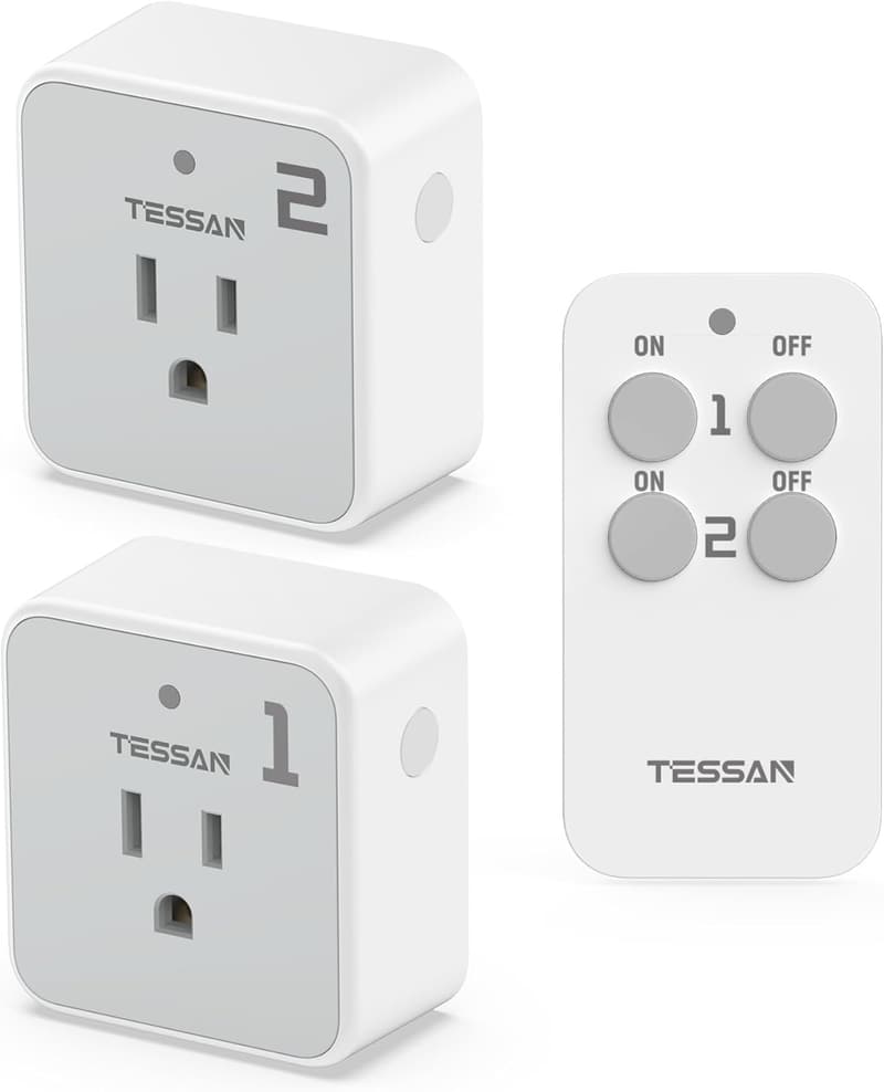 Wireless Remote Control Outlet Plug Kit for Lamps & Appliances