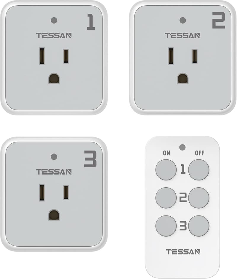 Wireless Remote Control Outlet Kit for Lamps and Appliances