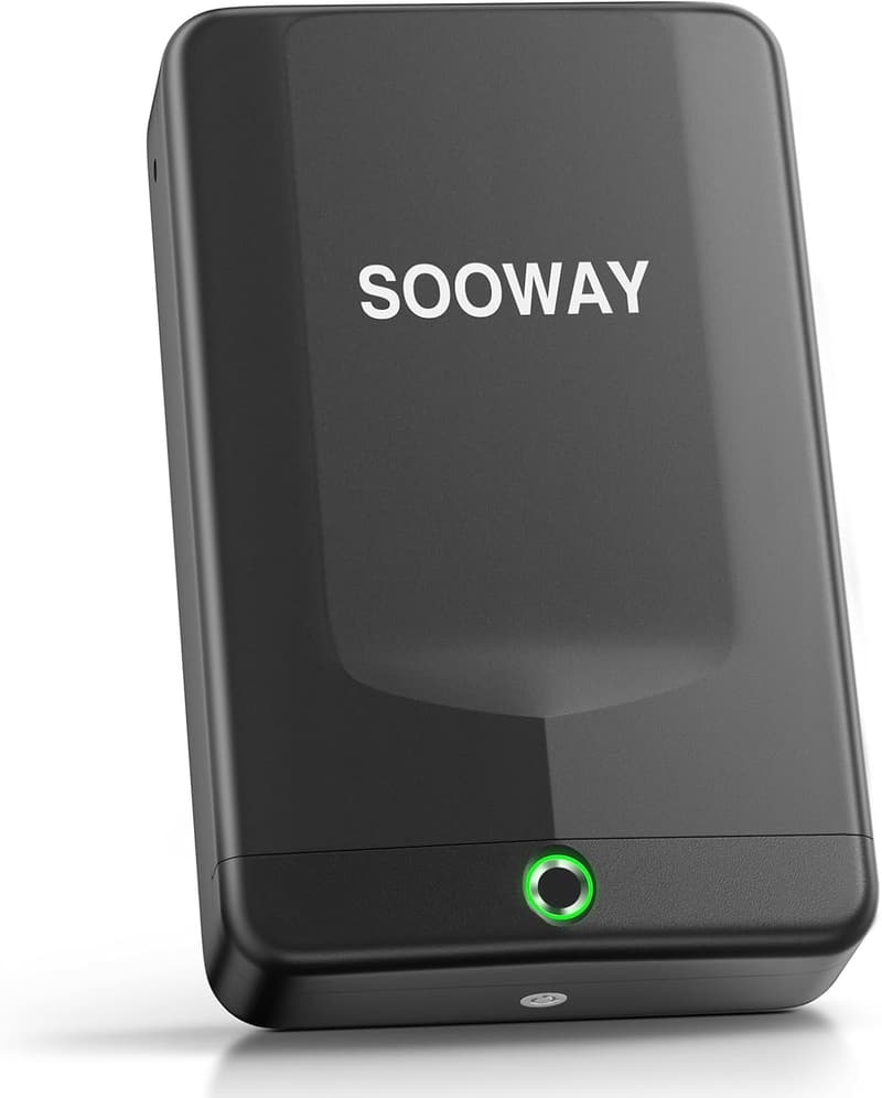 Portable Biometric Gun Safe for Handguns - Quick Access Lock Box