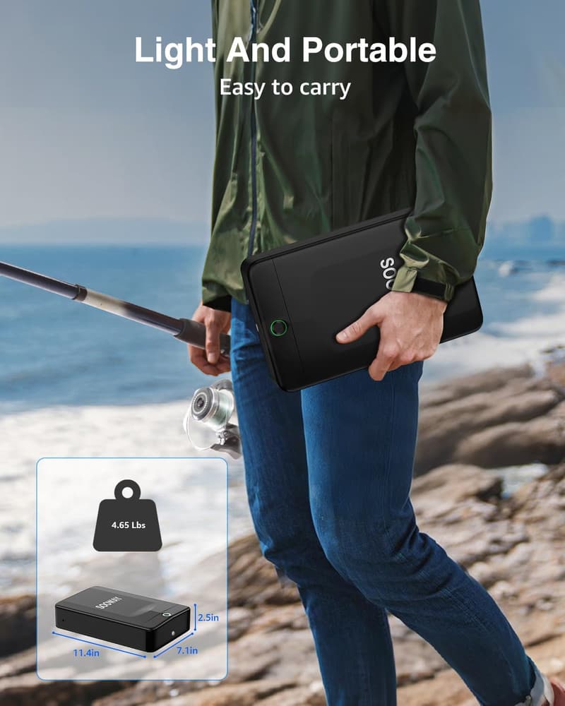 Portable Biometric Gun Safe for Handguns - Quick Access Lock Box