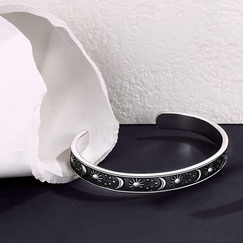 Personalized Stainless Steel Inspirational Bracelets for Women