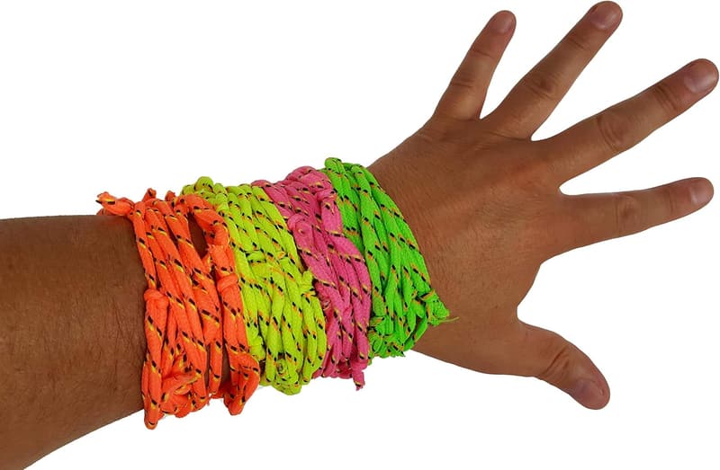 Neon Friendship Bracelets - 72 Pack