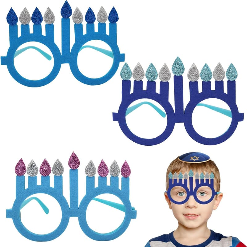Happy Hanukkah Party Glasses for Kids – Assorted Colors