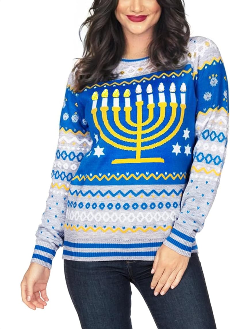 Hanukkah Women's Ugly Sweater - Cute & Cozy Pullover