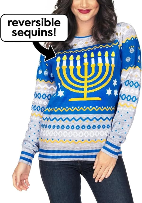 Hanukkah Women's Ugly Sweater - Cute & Cozy Pullover