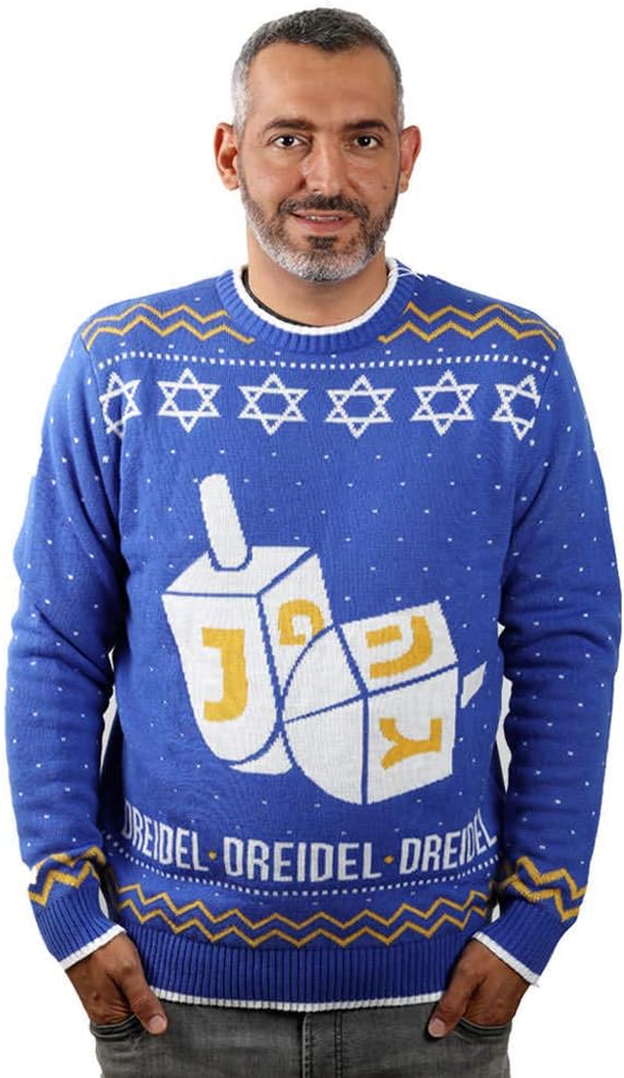 Unisex Hanukkah Dreidel Sweater for Men & Women