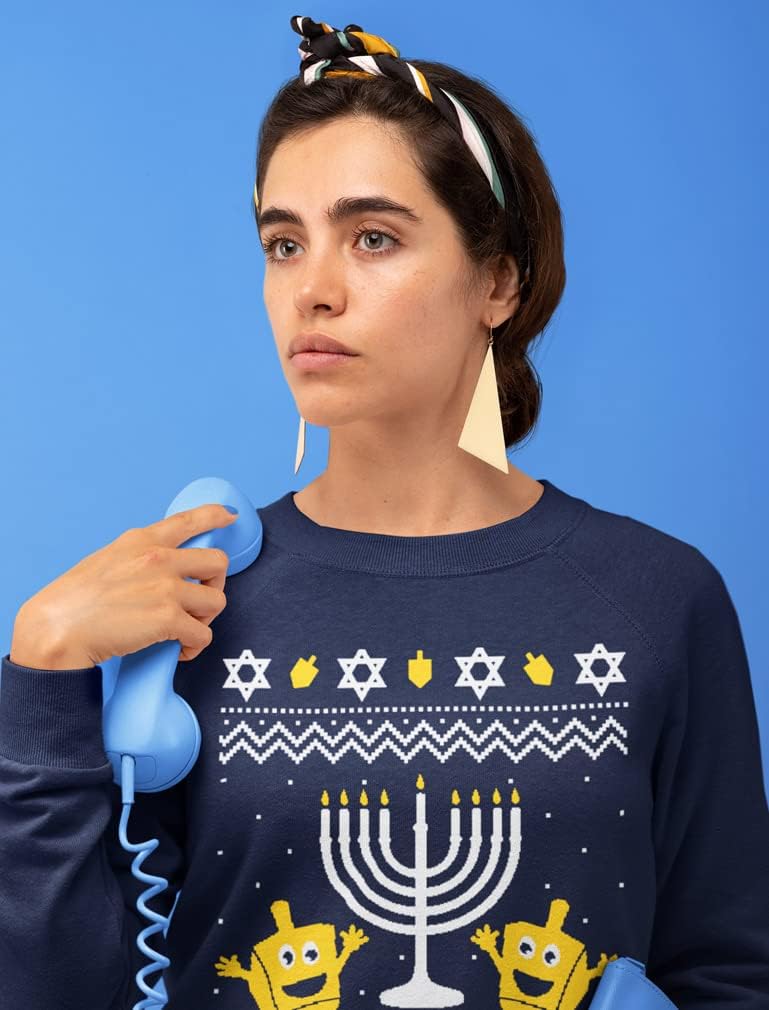 Tacky Hanukkah Sweatshirt for Women and Teen Girls