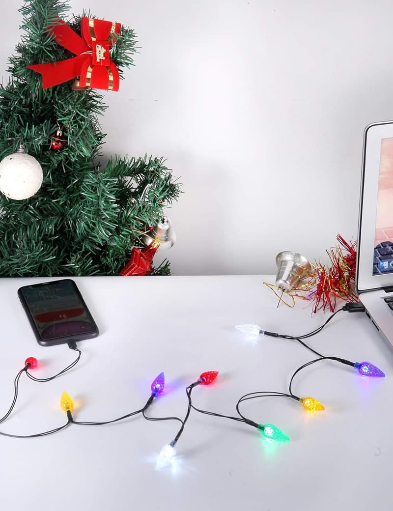 Christmas LED Phone Charger Cable with Lights