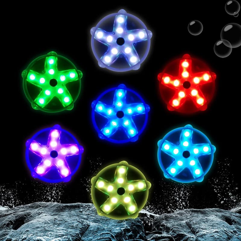 Color Changing Floating Pool Lights - Waterproof Magnetic (2pcs)