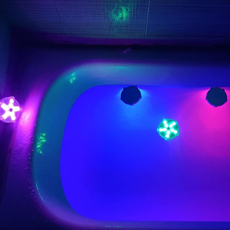 Color Changing Floating Pool Lights - Waterproof Magnetic (2pcs)