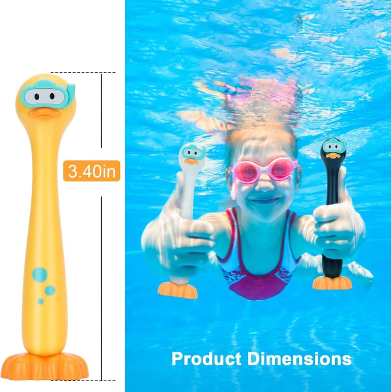 Underwater Pool Dive Sticks - Summer Toy 3-Pack