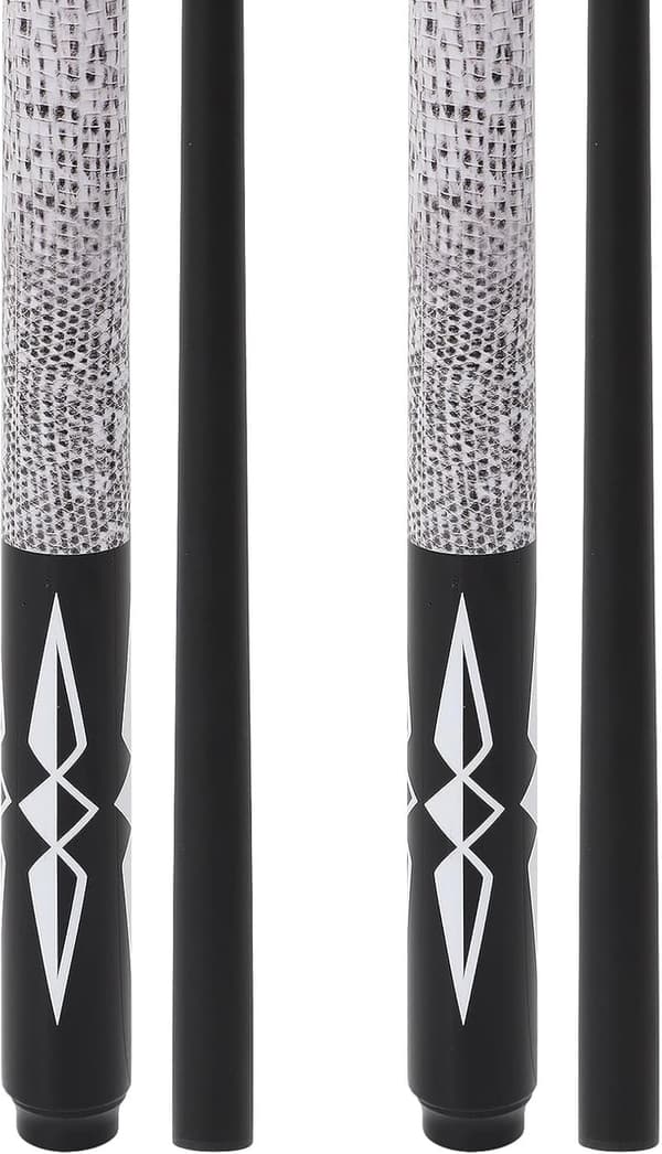 Billiard Pool Cue Sticks - Fiberglass Composite, 18-21oz, 58