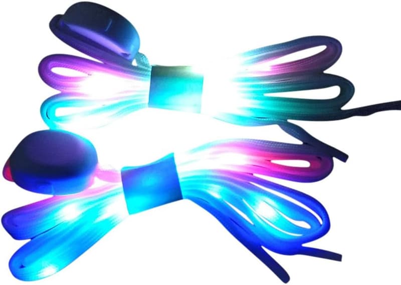 Colorful LED Shoelaces - 3 Modes, 7 Flashing Colors