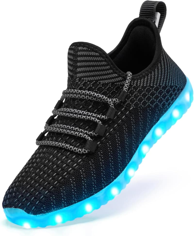 Unisex LED Dancing Sneakers - USB Rechargeable Halloween Shoes