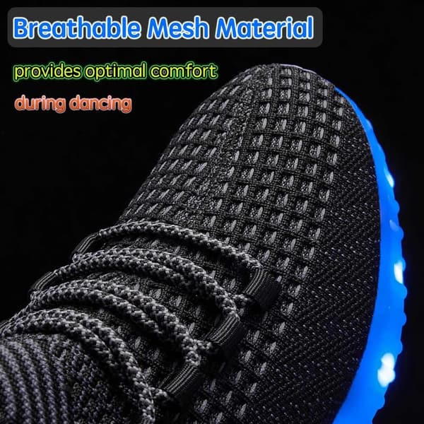 Unisex LED Dancing Sneakers - USB Rechargeable Halloween Shoes