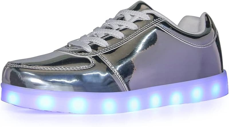 LED Light-Up Sneakers with USB Charging - Unisex Glowing Shoes