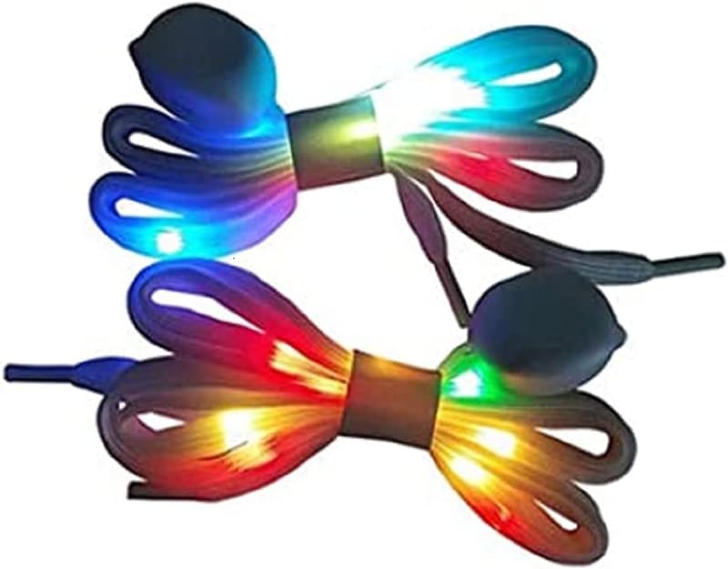 Multicolor Flashing Shoelaces for Parties and Events