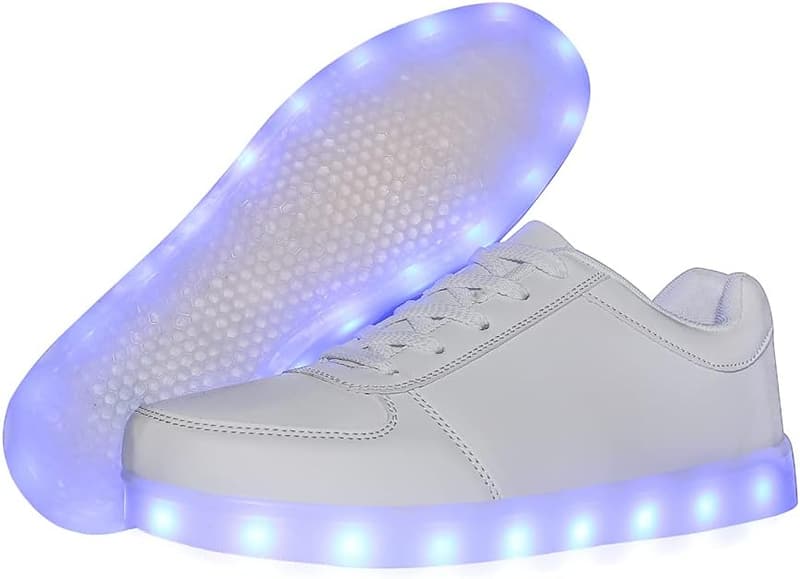LED Light Up Sneakers with USB Charging - Unisex Glowing Shoes