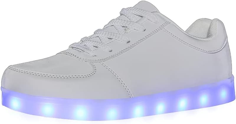 LED Light Up Sneakers with USB Charging - Unisex Glowing Shoes