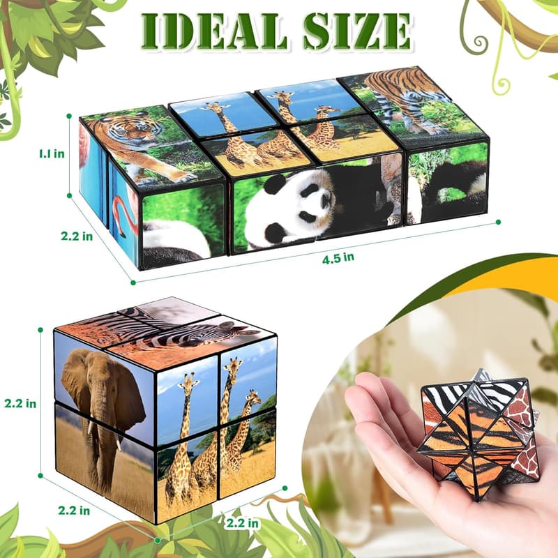 Infinity Cube Fidget Toy Set for Kids Ages 6-13