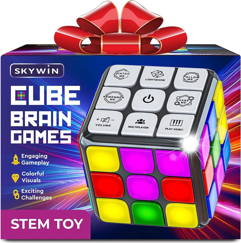 Memory Flash Cube Game for Kids & Adults - STEM Development