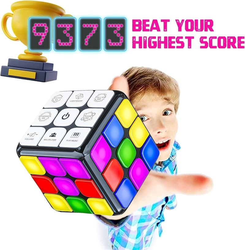 Memory Flash Cube Game for Kids & Adults - STEM Development