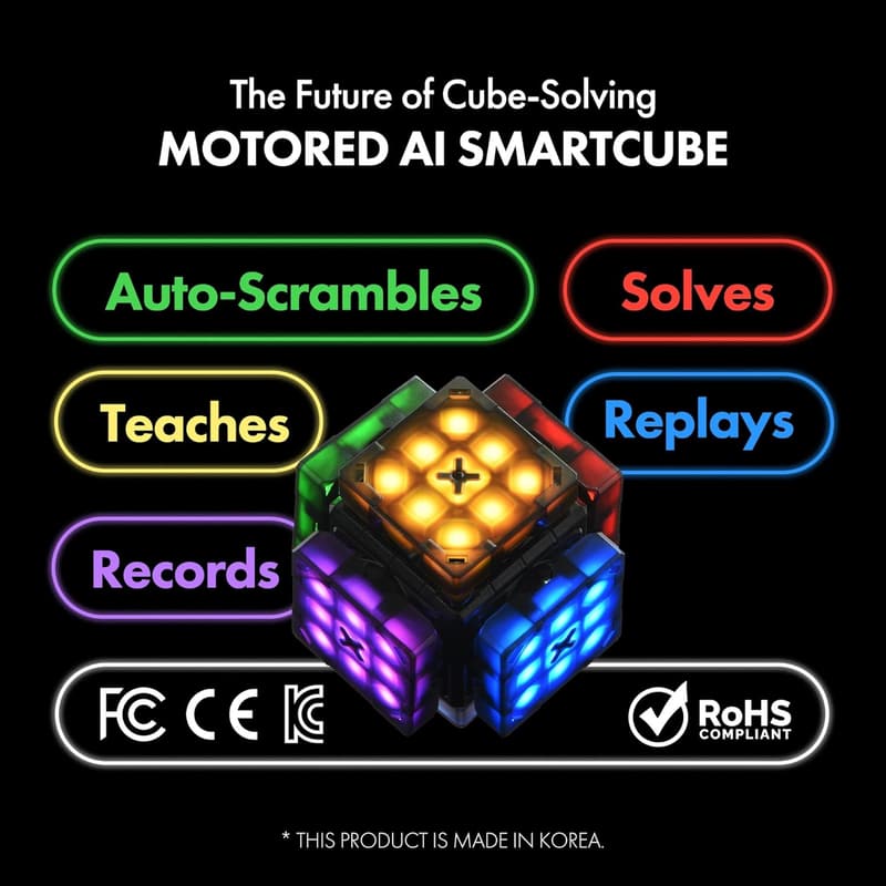 STEM Self-Scrambling Speed Cube with 10 Puzzle Types