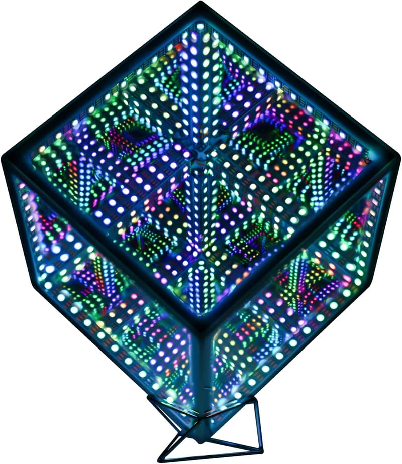 Multicolor LED Hyper Cube Table Lamp with Sound & App Control